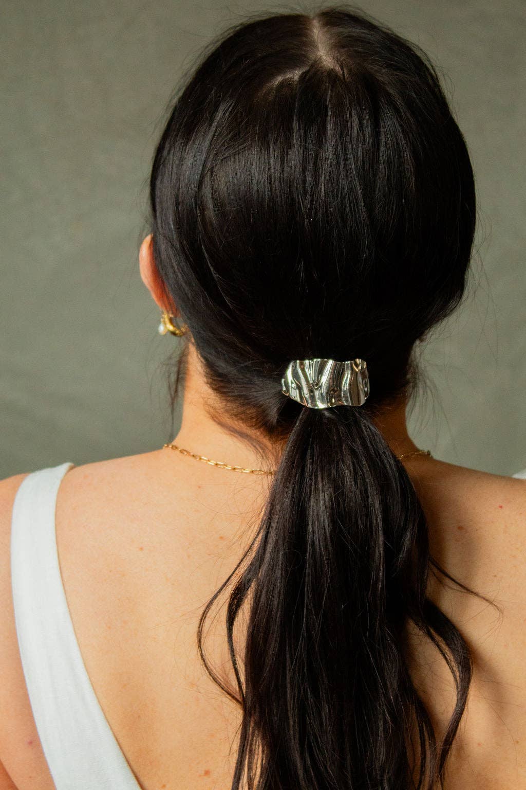 Crinkled Ponytail Cuff