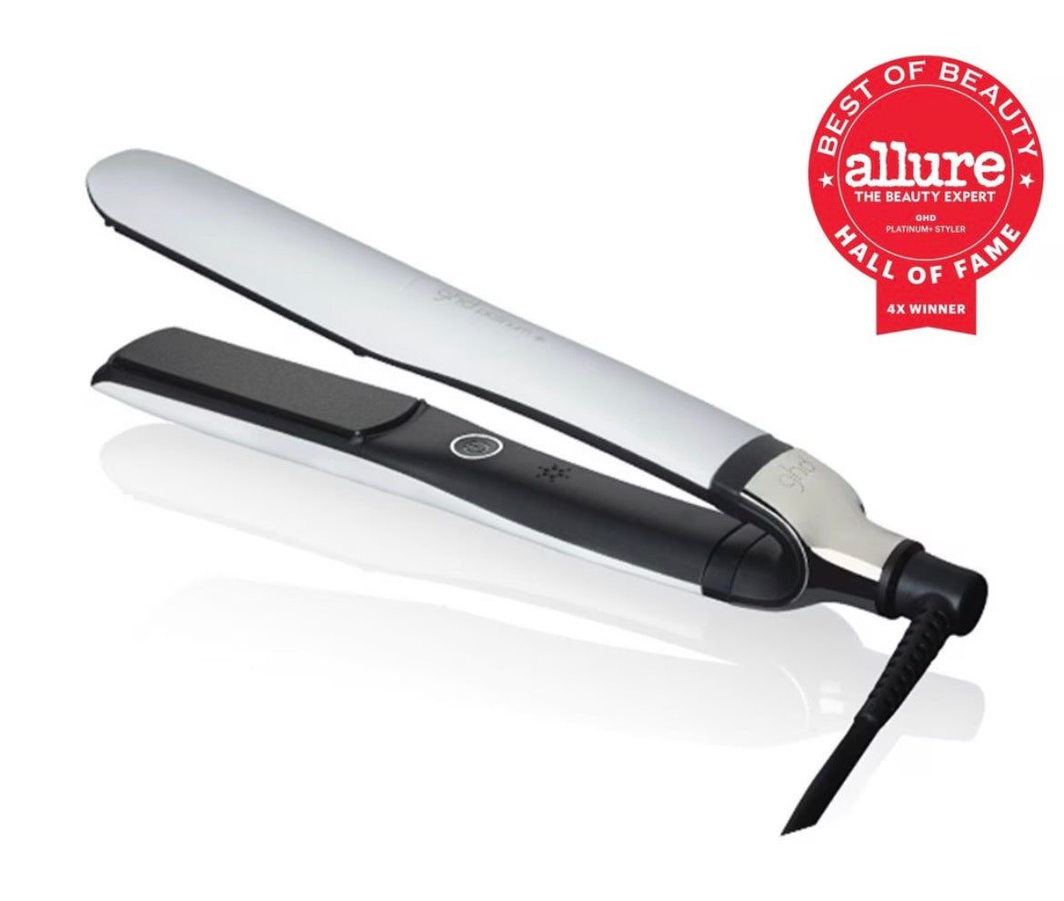 ghd Platinum+ Flat Iron (1” Plate) – White