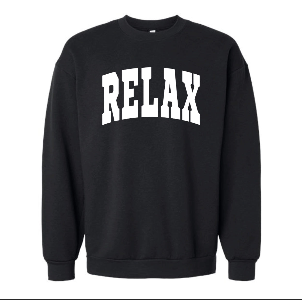 Relax Collegiate Crew Neck Sweatshirt | Lucky Owl