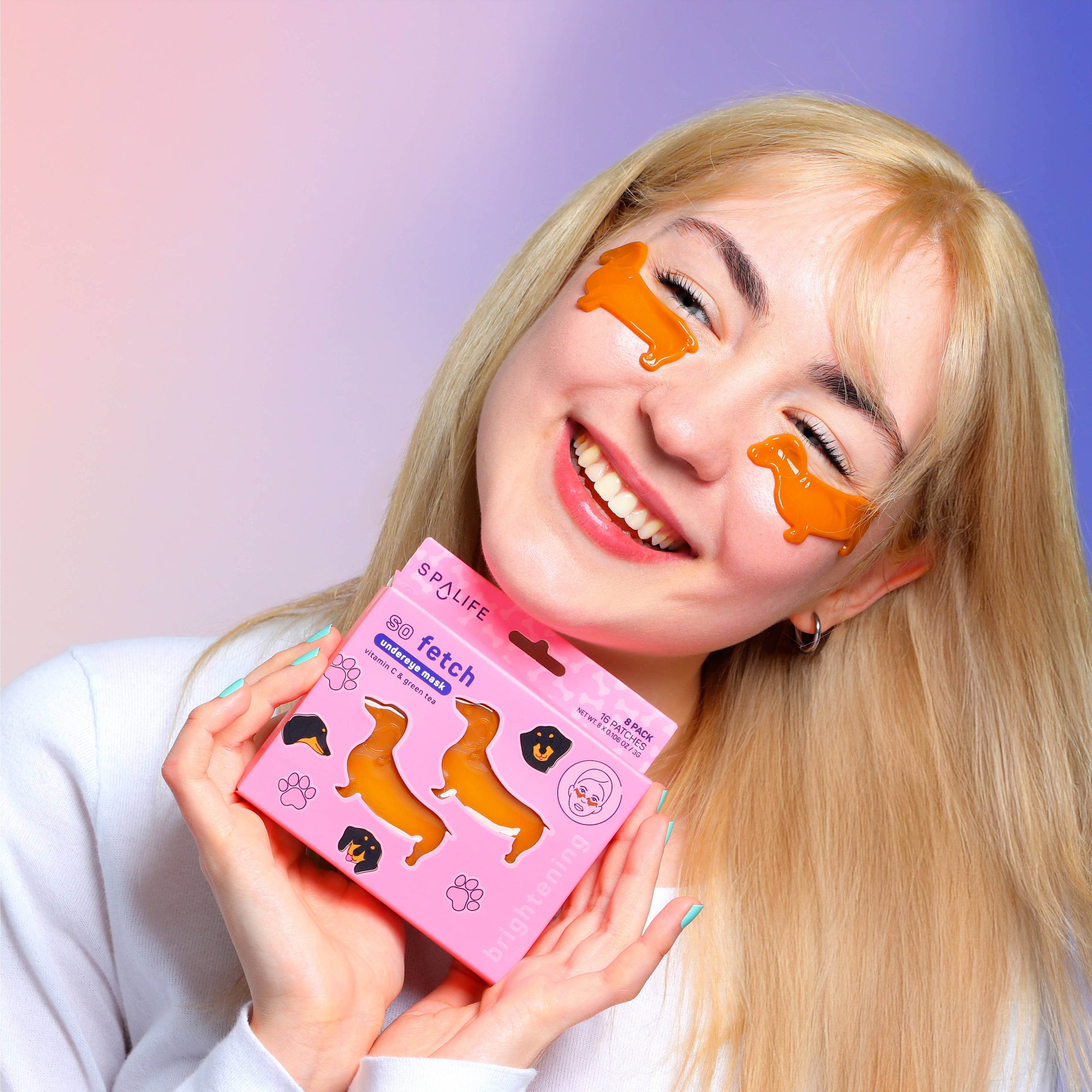 So Fetch Viral Dachshund Dog Eye Patches l Beauty Gift 8 ct 